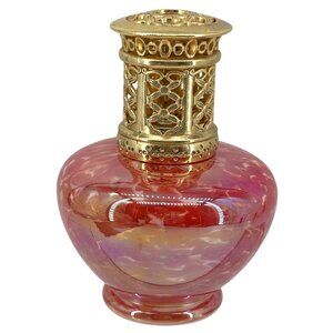 Home &‎ Garden Party Fragrance Oil Diffuser Lamp Crimson Marble/Brass Style
